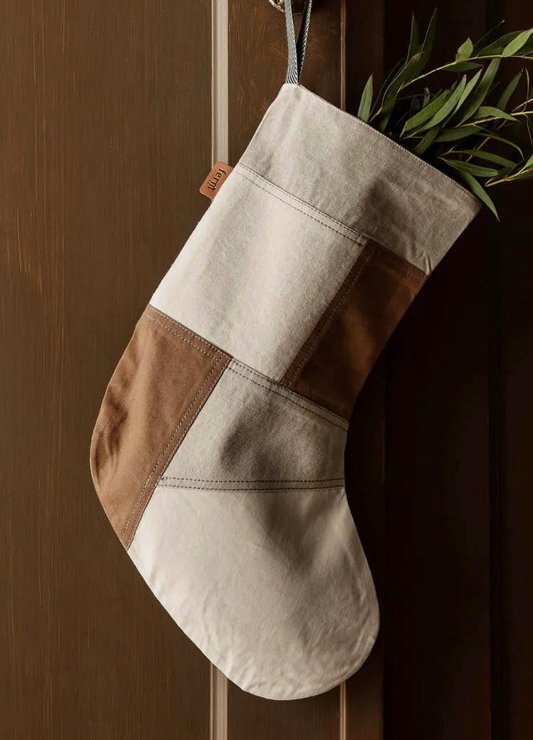 Ferm Living Tonal Christmas Stocking, £23.95