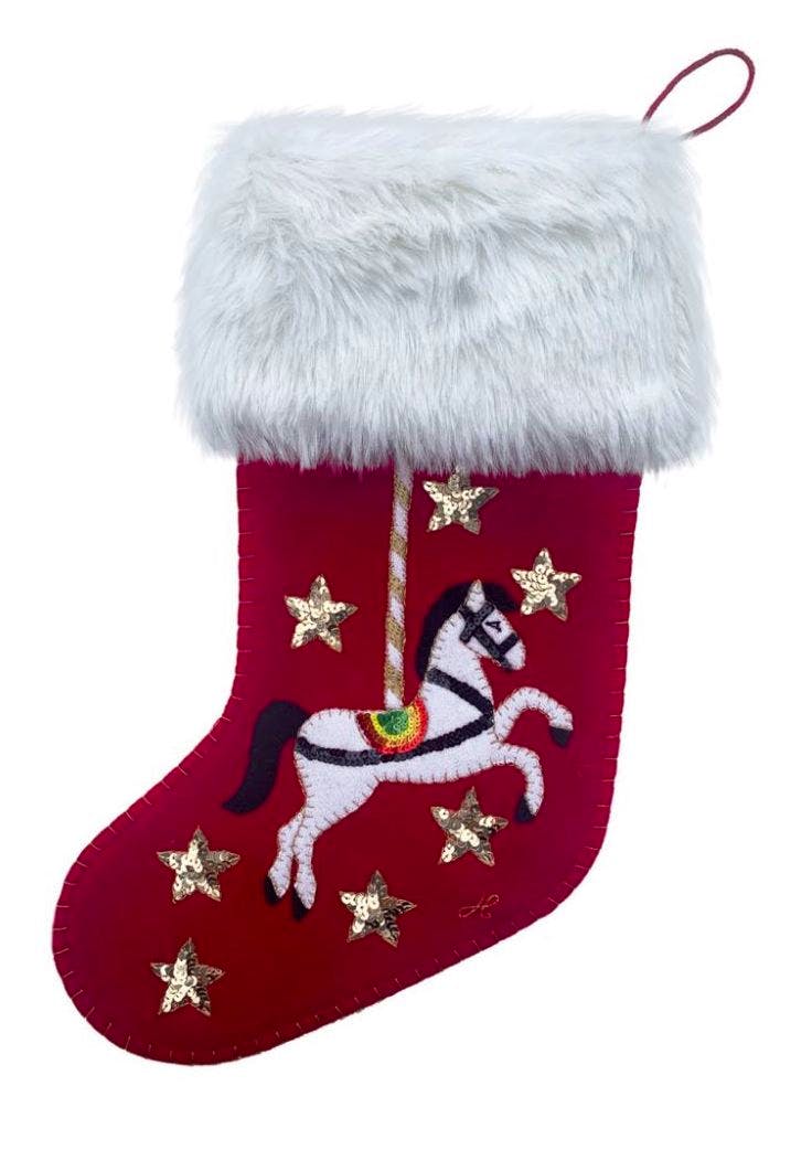 Jan Constantine Wool Carousel Stocking, £79
