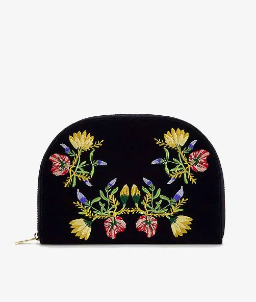 The Alkemistry x WOLF Zoe Velvet Jewellery Case, £175
