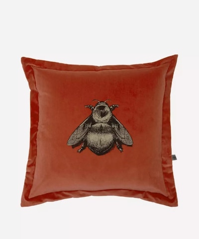 Timorous Beaties Napoleon Bee Cotton Velvet Cushion, £135