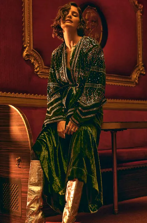 Anthropologie Embellished Velvet Jacket, £165