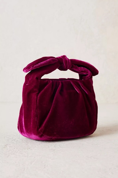 Anthropologie Mini Velvet Satchel Bag, £50