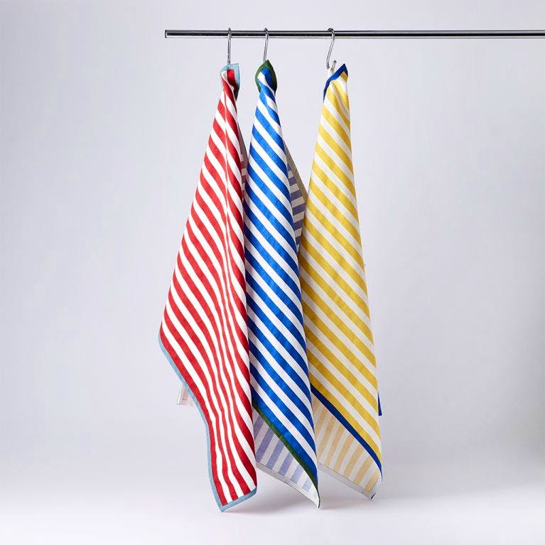 The Conran Shop Tea Towels In Multi Stripe, £24