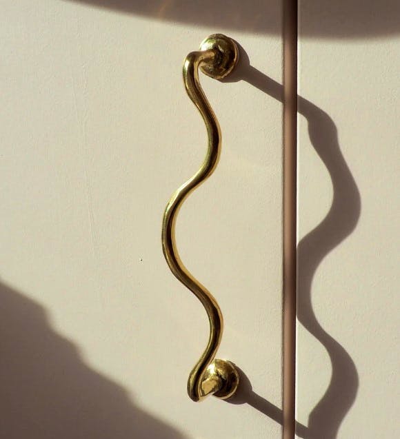 Bias/Editions Brass Wiggle Handle, £45