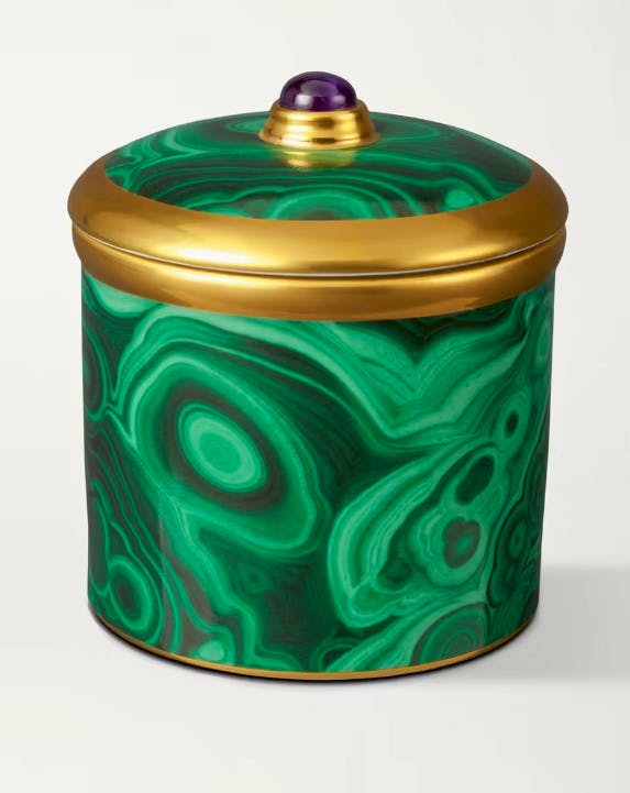L’Objet Malachite Scented Candle, £160