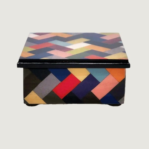 Biagio Barile Opus Multicolour Wooden Decorative Box, £110