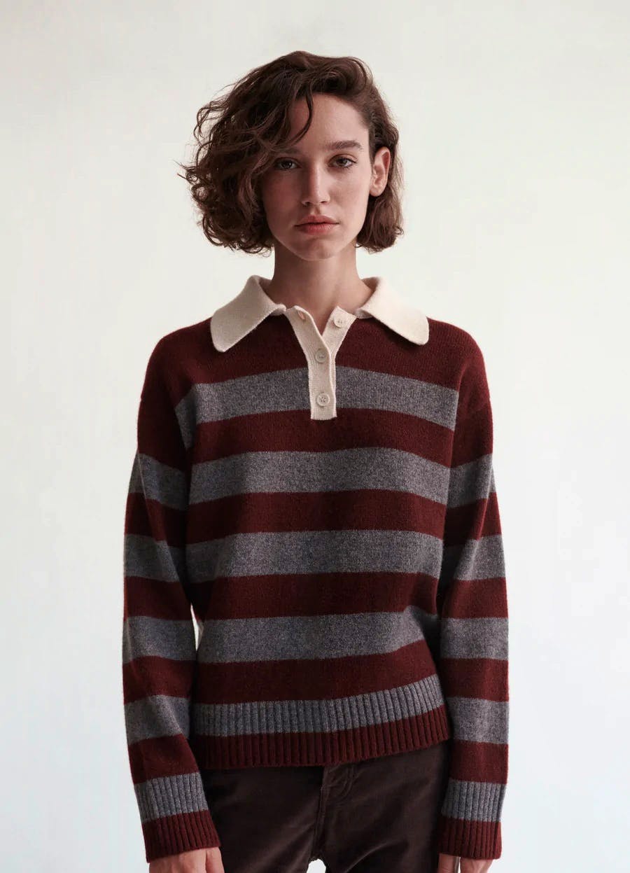 Edith Stripe Polo Shirt £295