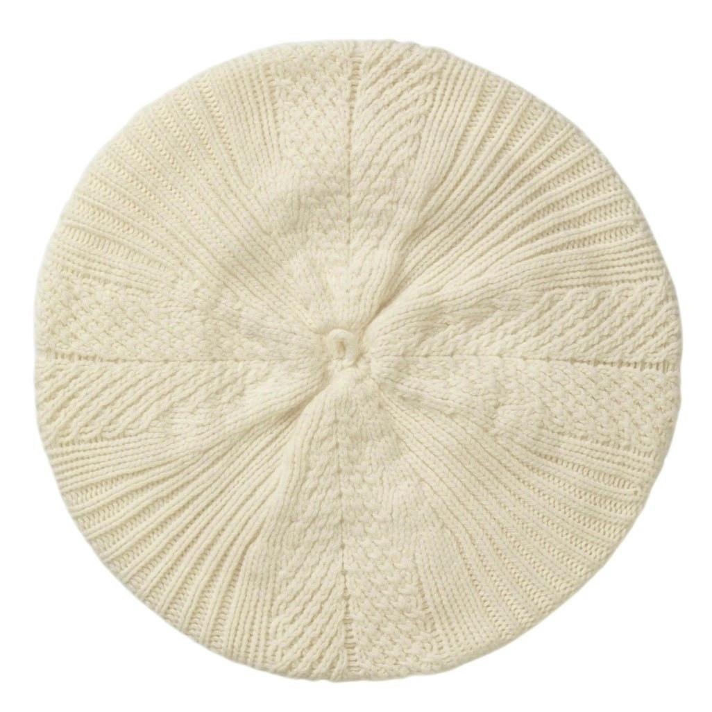 Cashmere Herringbone Beret £79