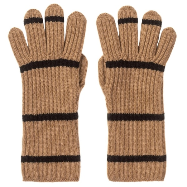 Ribbed Striped Gloves £59