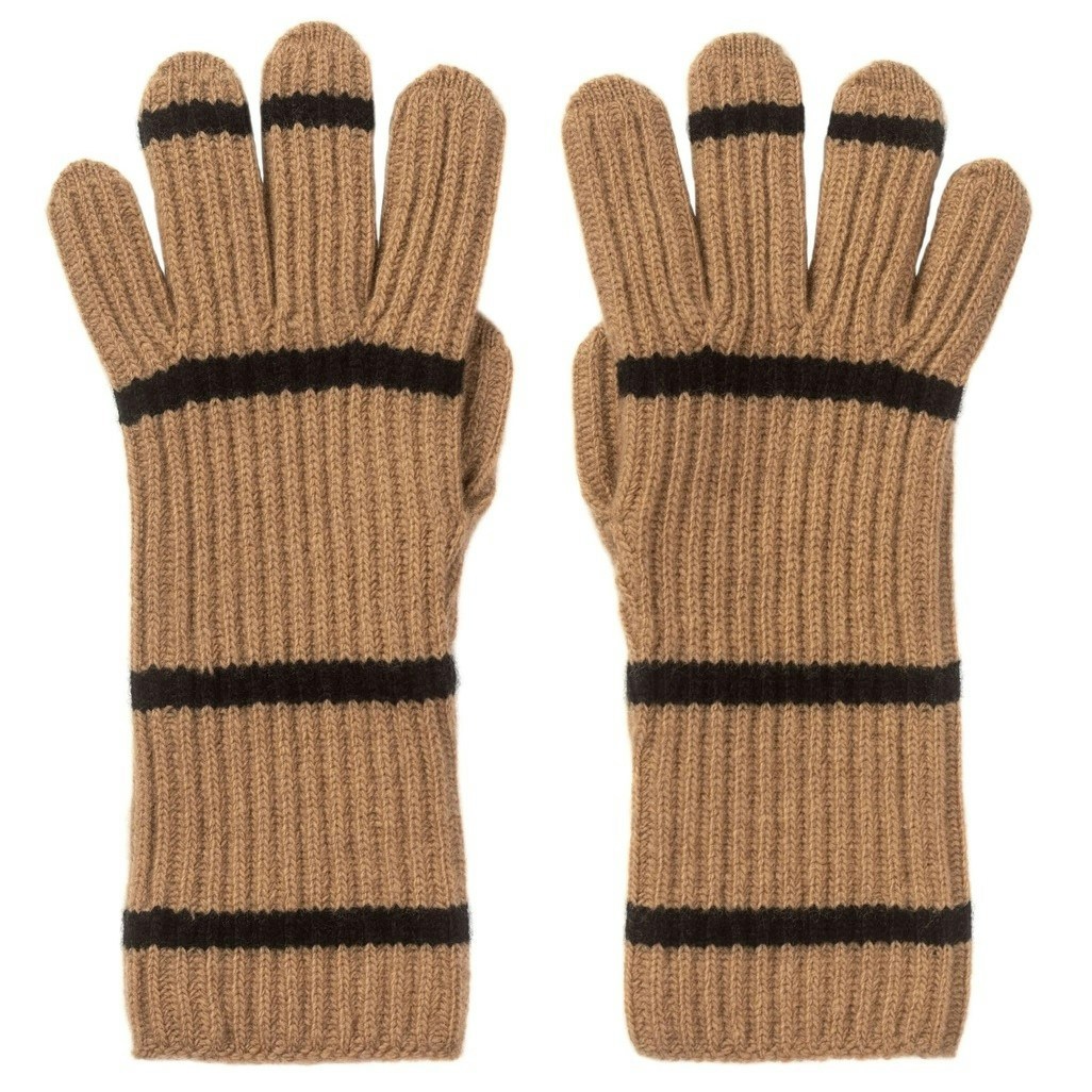 Ribbed Striped Gloves £59