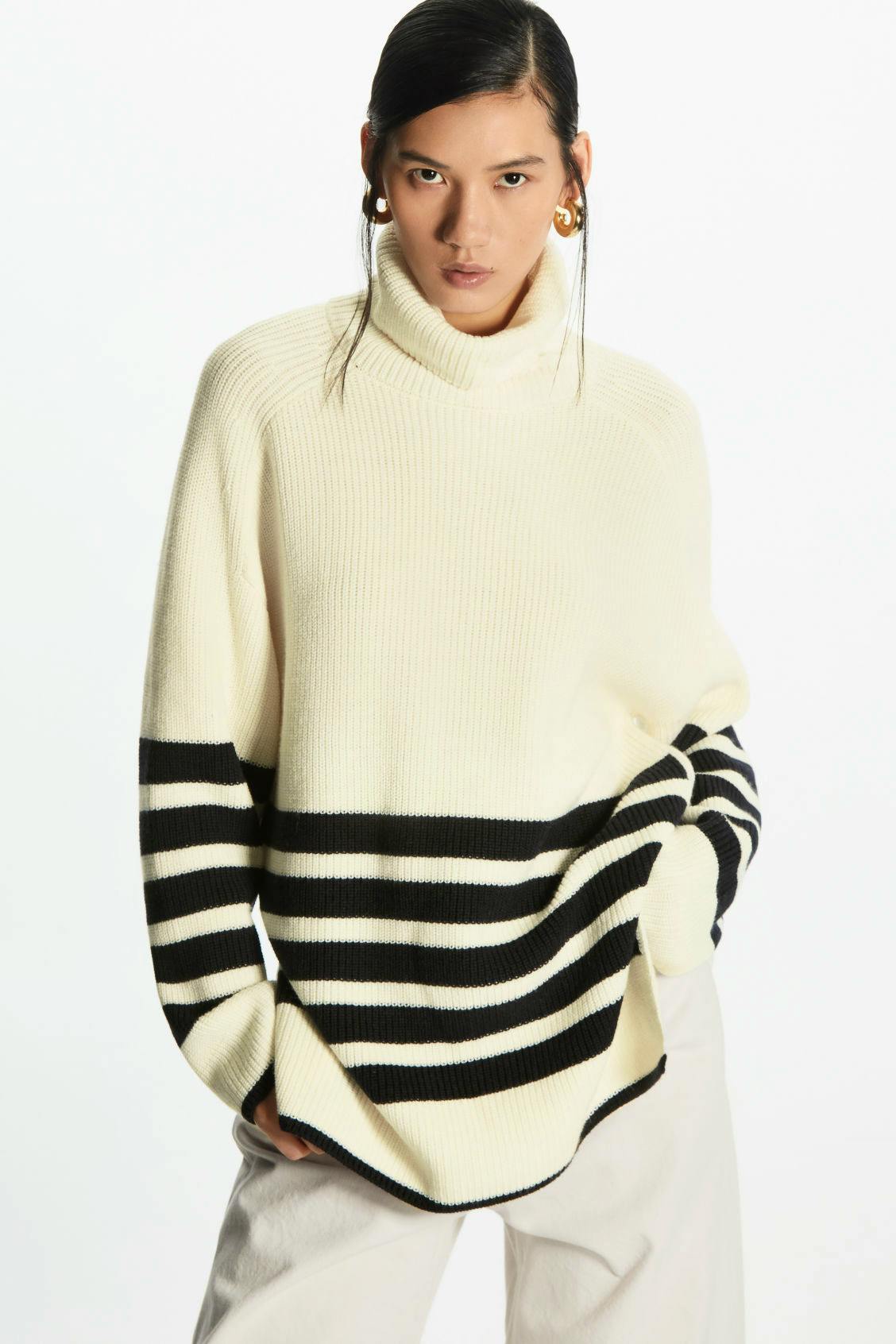 Striped Roll Neck Jumper £79