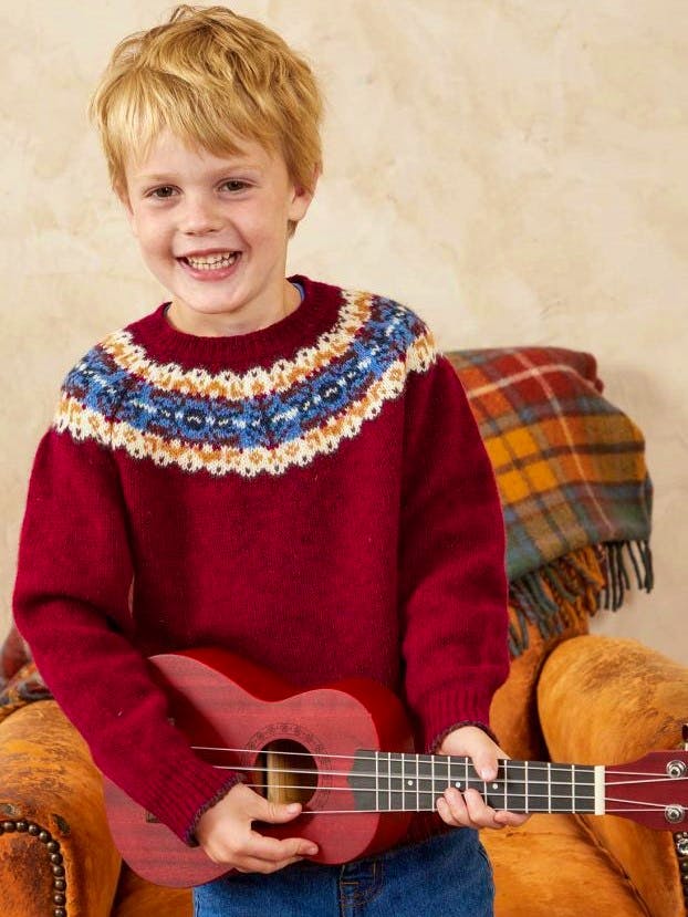 Shetland Fair Isle Yoke Jumper £89