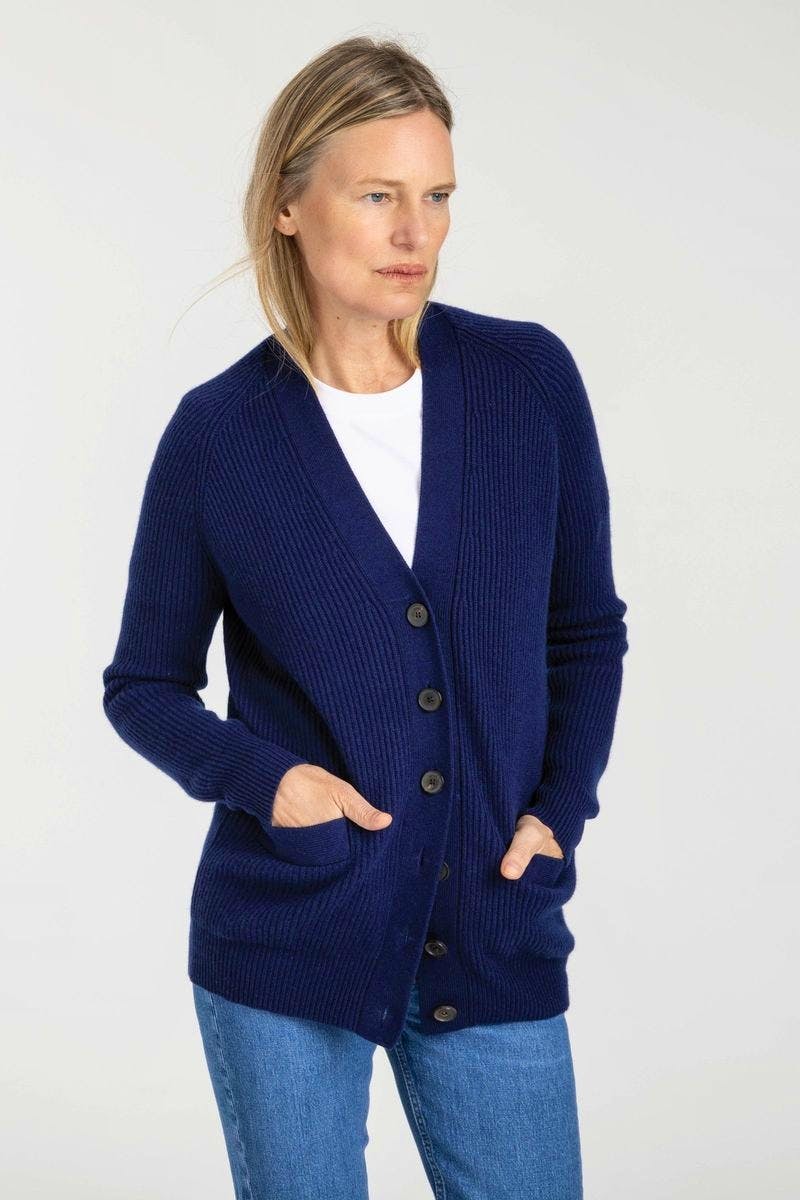 The English Ribbed Cardigan £415