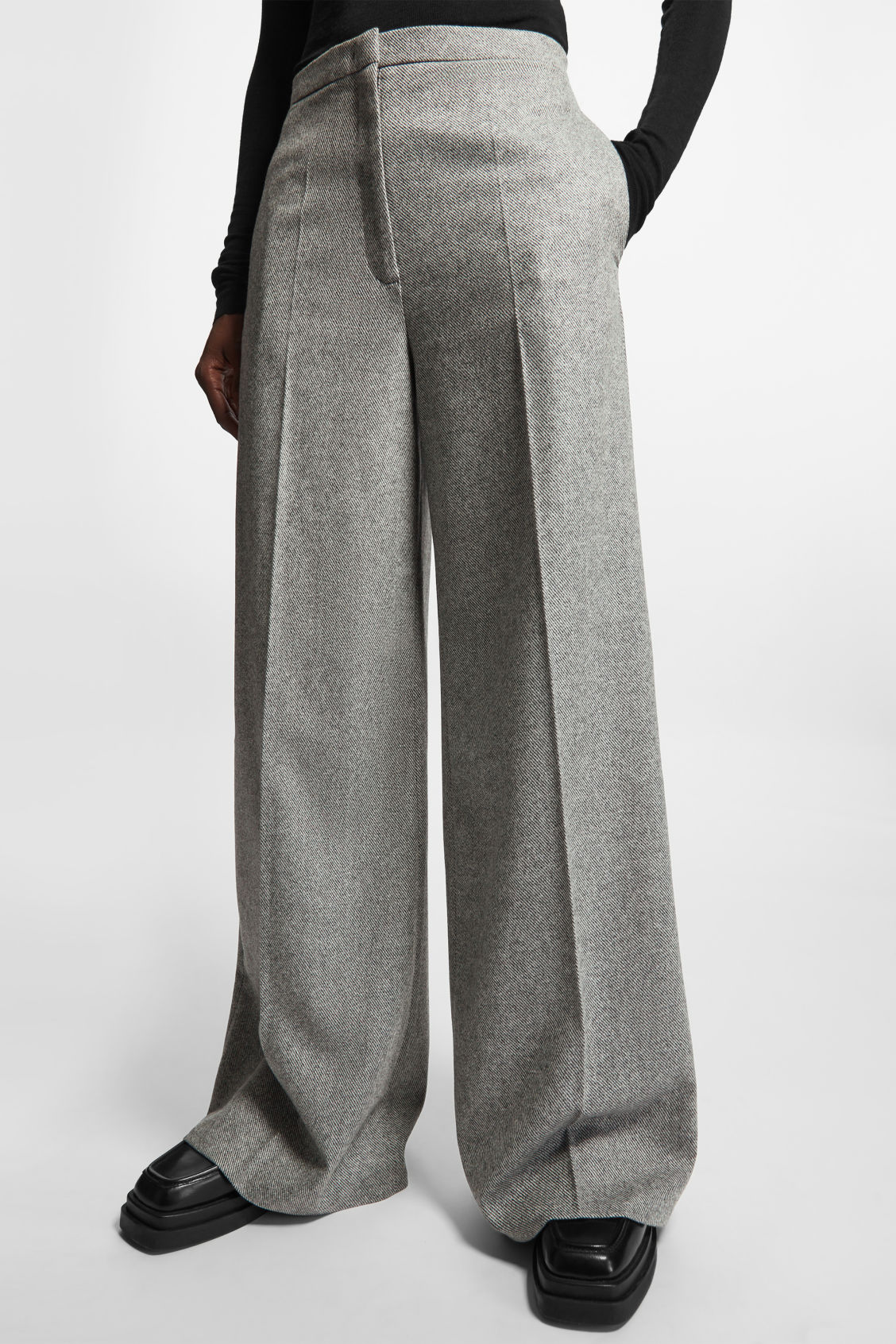 Buy Polo Ralph Lauren Women Tan Plaid WoolBlend Tweed WideLeg Pant Online   752087  The Collective