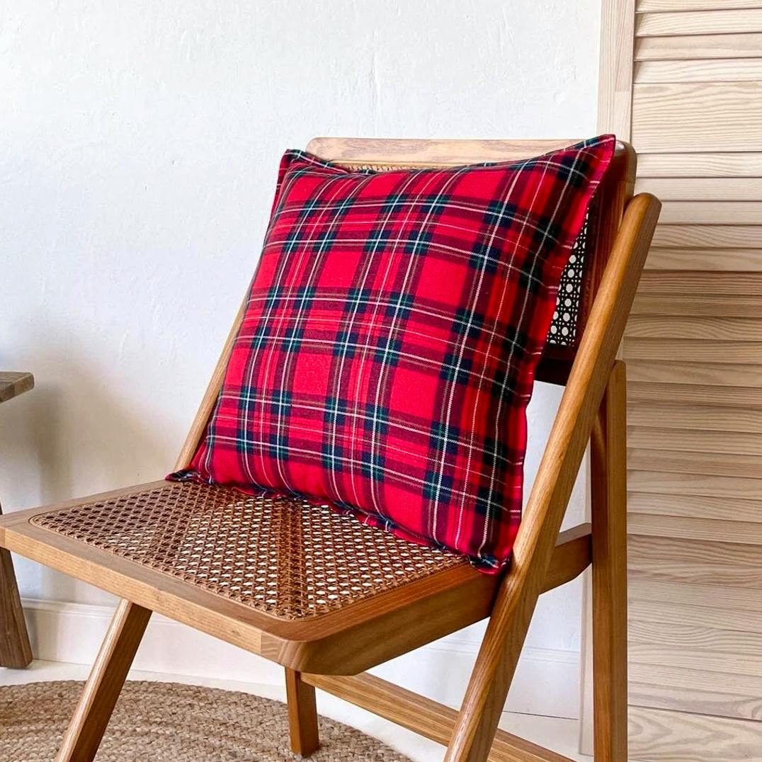 Etsy Tartan Cushion Cover, from £32.44