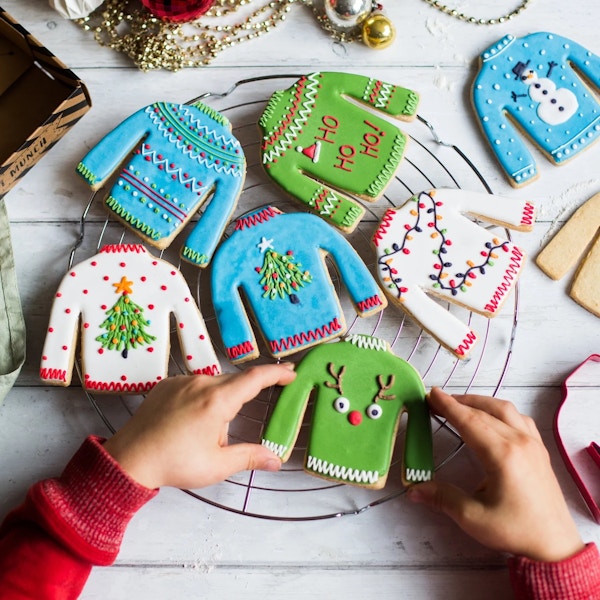 Christmas Jumper Biscuit Bake And Craft Kit  Copy