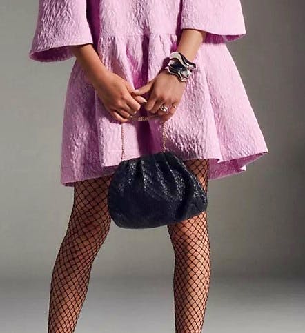 Anthropologie Metallic Clutch Bag, £68