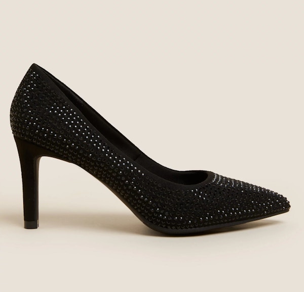 M&S Sparkle Stiletto Heels, £29.50