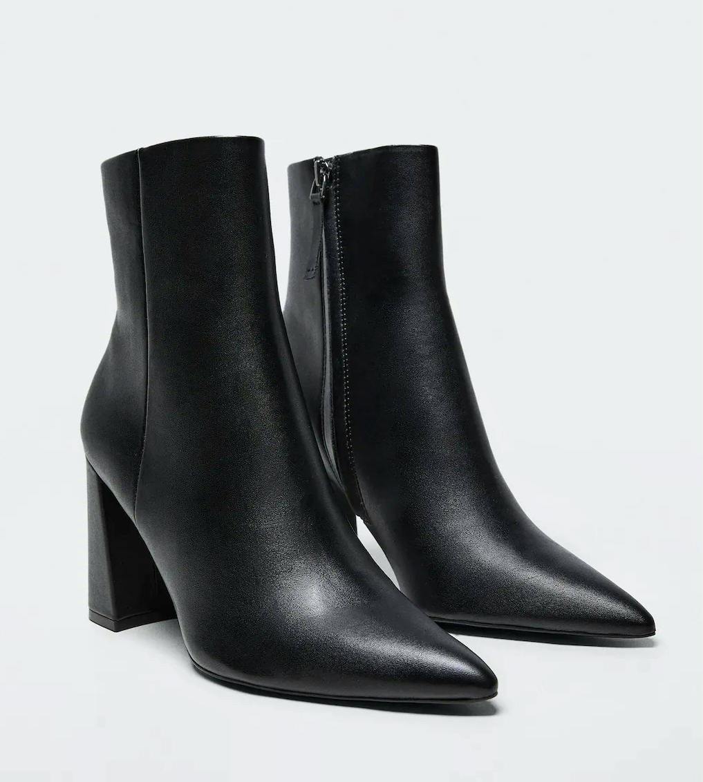 Mango Ankle Boots With Block Heel, £49.99