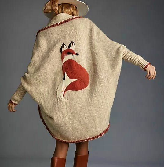 Anthropologie Fox Cardigan. £180