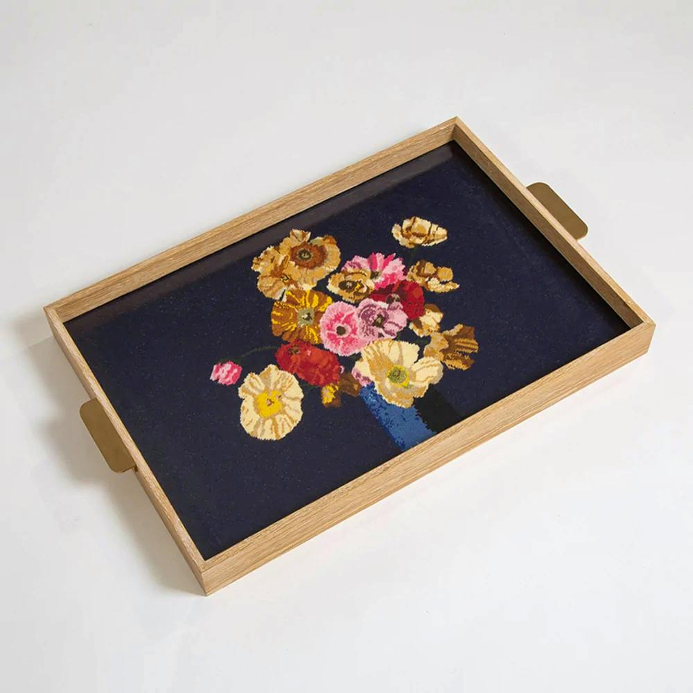 Fine Cell Work X Studio Ashby Poppy Tray, £1,100