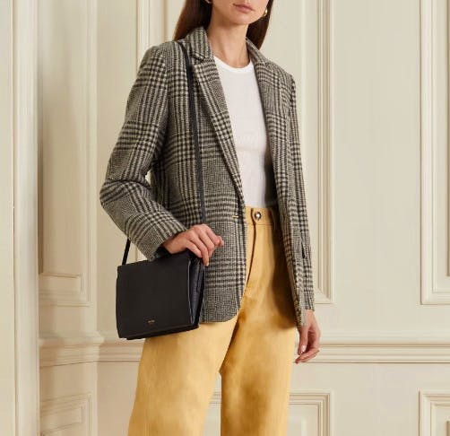 Isabel Marant Etoile Charlyne Checked Wool Blazer, £455