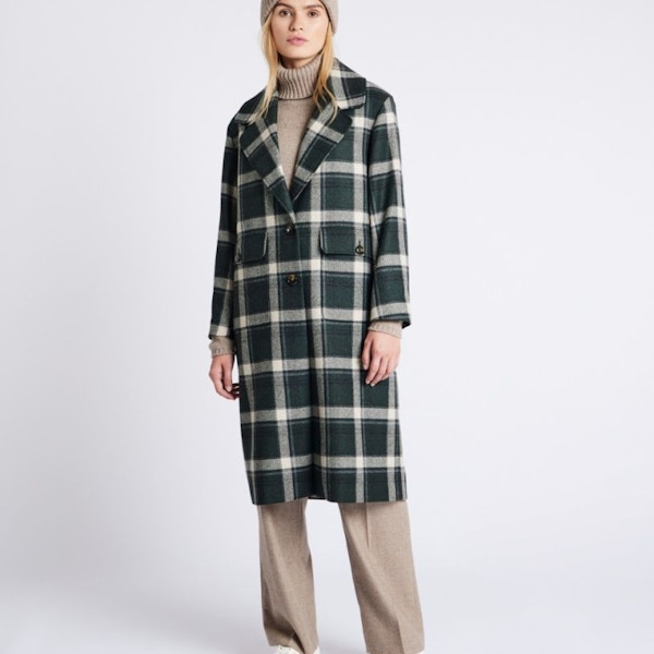 Really Wild Clothing Beaumont Check Tweed Coat, £525