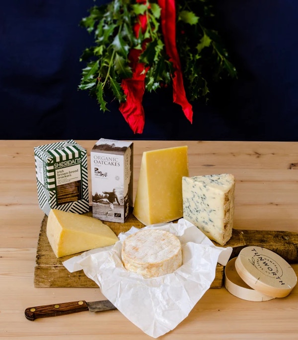 Christmas cheese selection