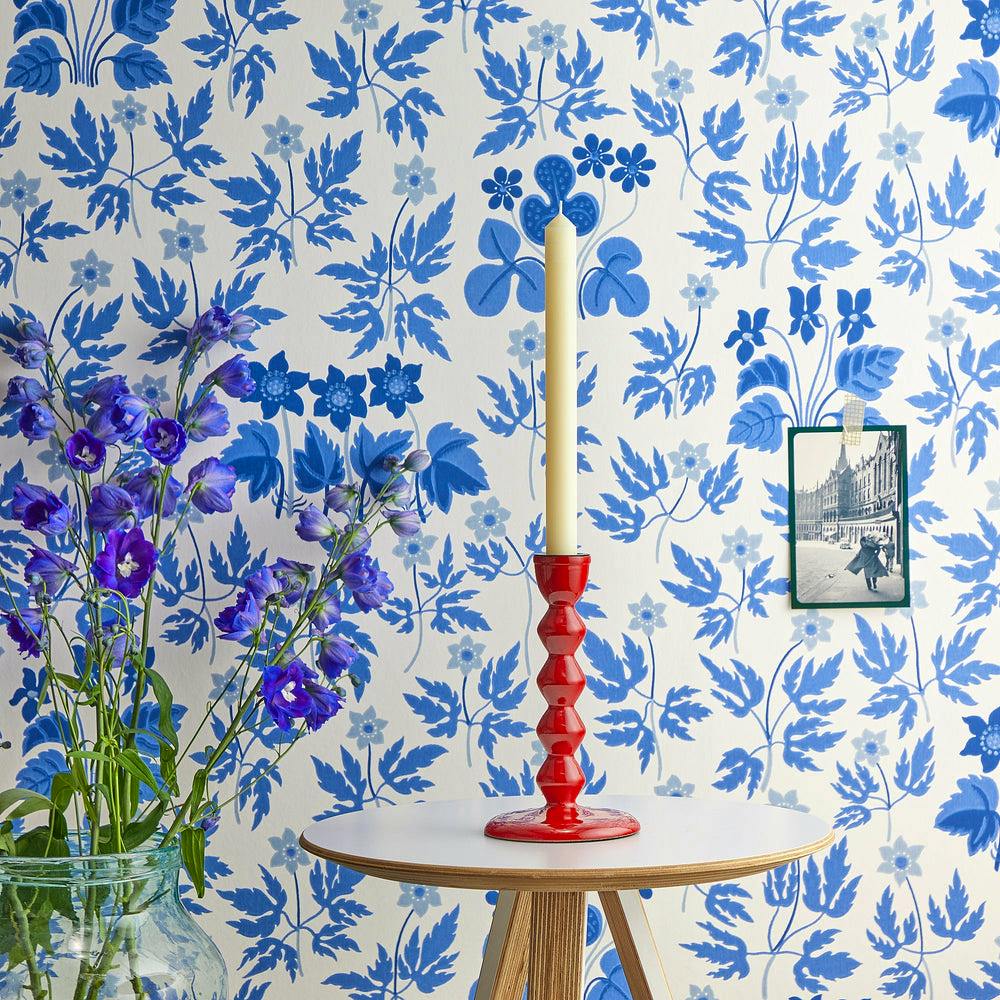 Pooky Smaller Mildred Candlestick In Hot Chilli, £35