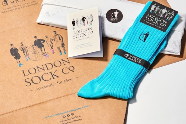 London Sock Co Gift membership to the Sock Club and the recipient can enjoy new sock styles delivered to their door every month. They can choose their own luxury socks, or choose to be surprised each month. From £42