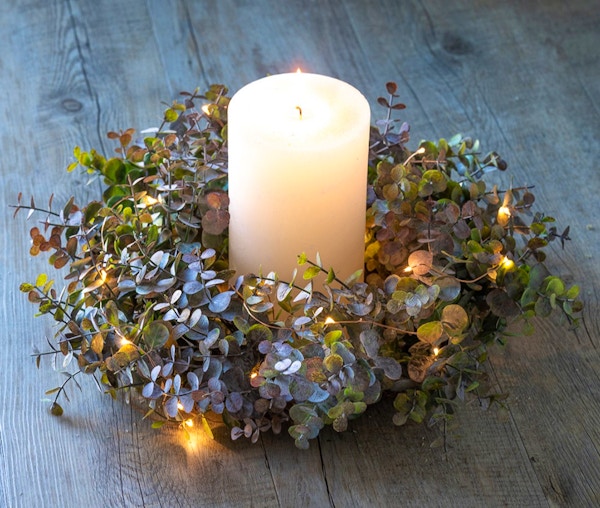 Small Everlasting Eucalyptus Wreath, £21.95