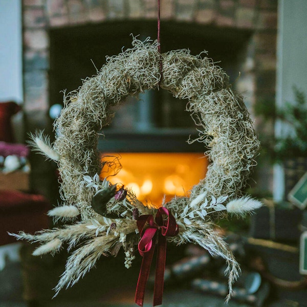 Handmade Dried Wreath, £36.50