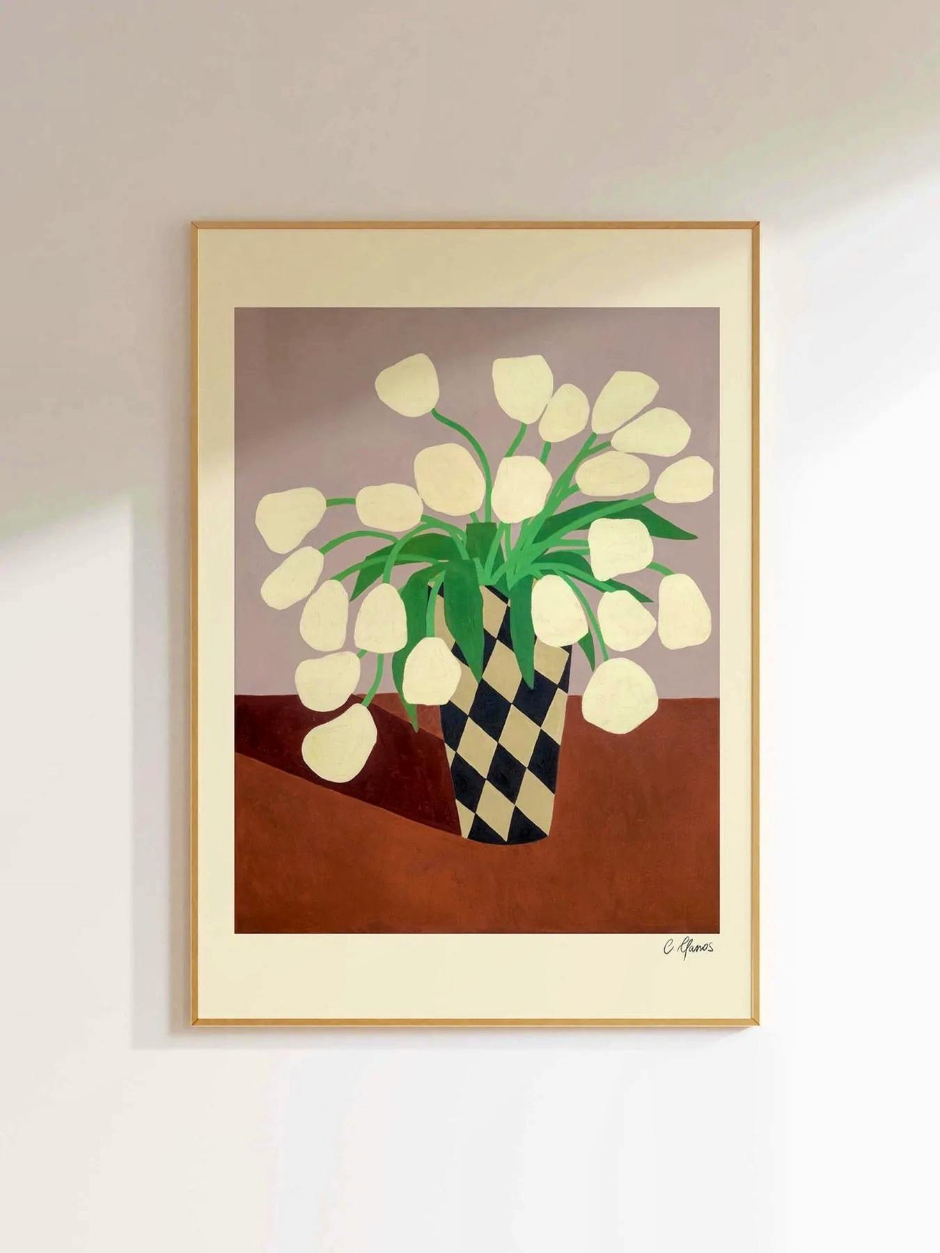Carla Llanos 'Tulips' Print, from £40
