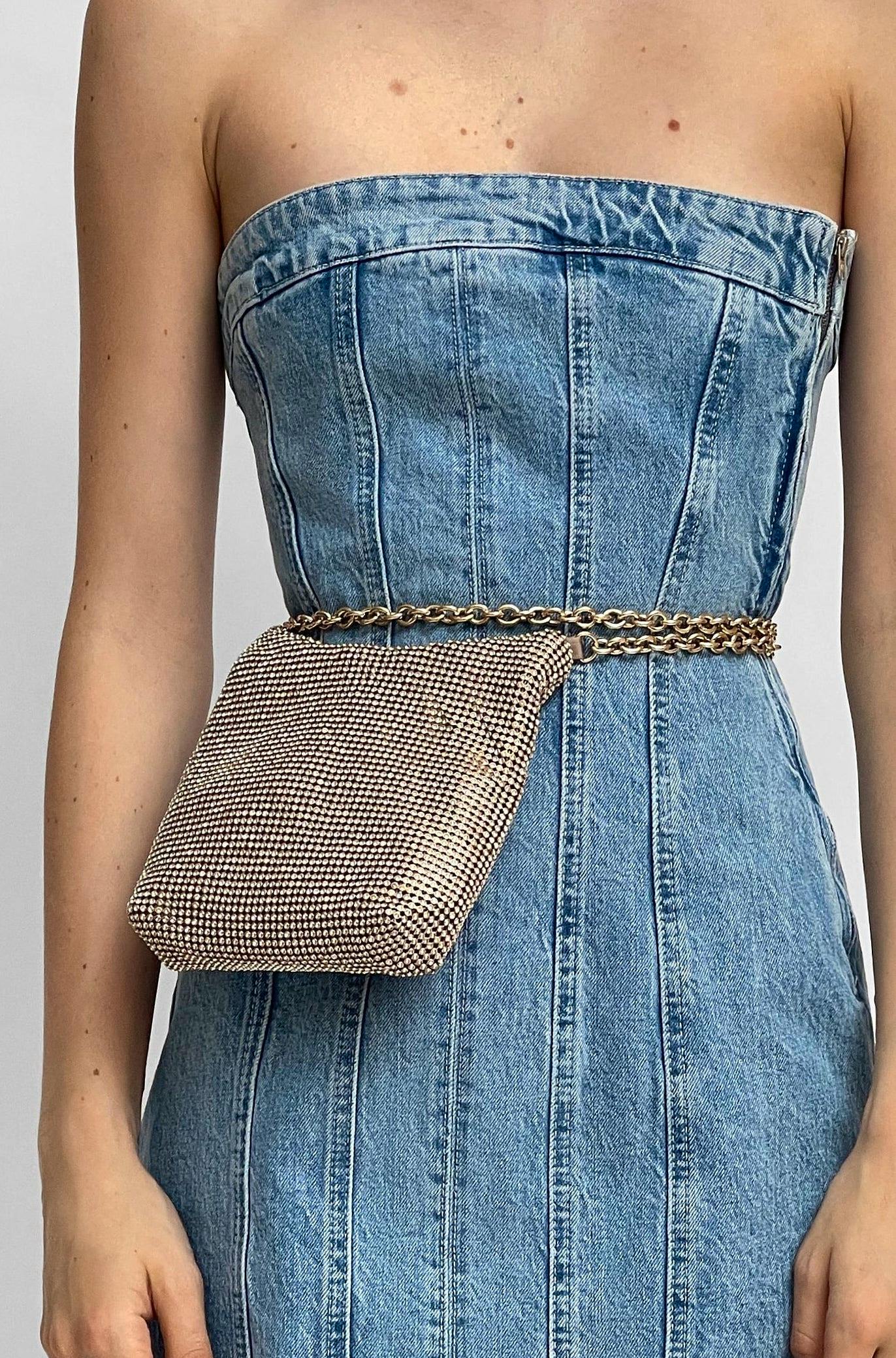 Zara Rhinestone Crossbody Bag, £29.99