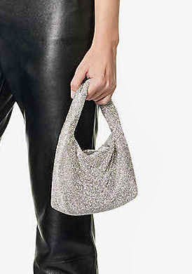 Kara Armpit Mini Mesh Shoulder Bag, £305