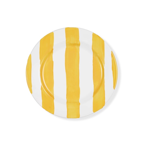 Summerhill and Bishop S&B Classic Stripe Pasta Bowl in Yellow and White, £75