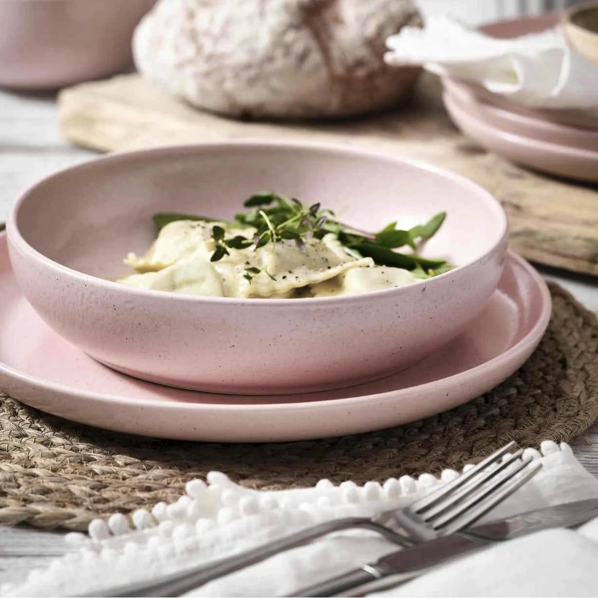 Nordic House Outlet Blossom Pink Pasta Bowl, £12