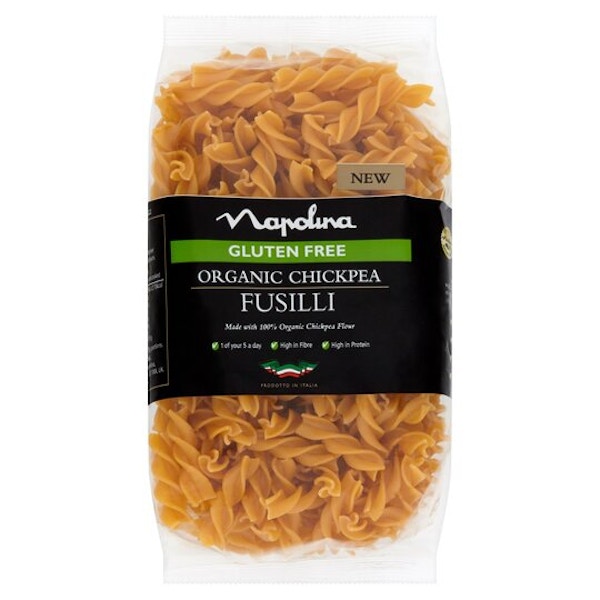 Napolina Gluten Free Organic Chickpea Fusilli 250G
