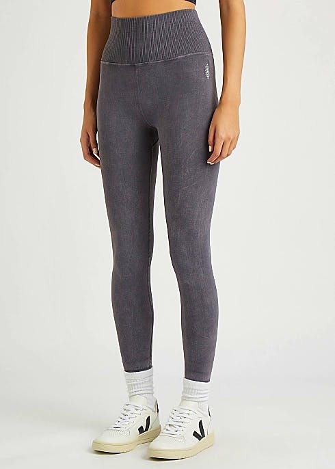 Free People Movement Good Karma Grey Stretch-Jersey Leggings, £130