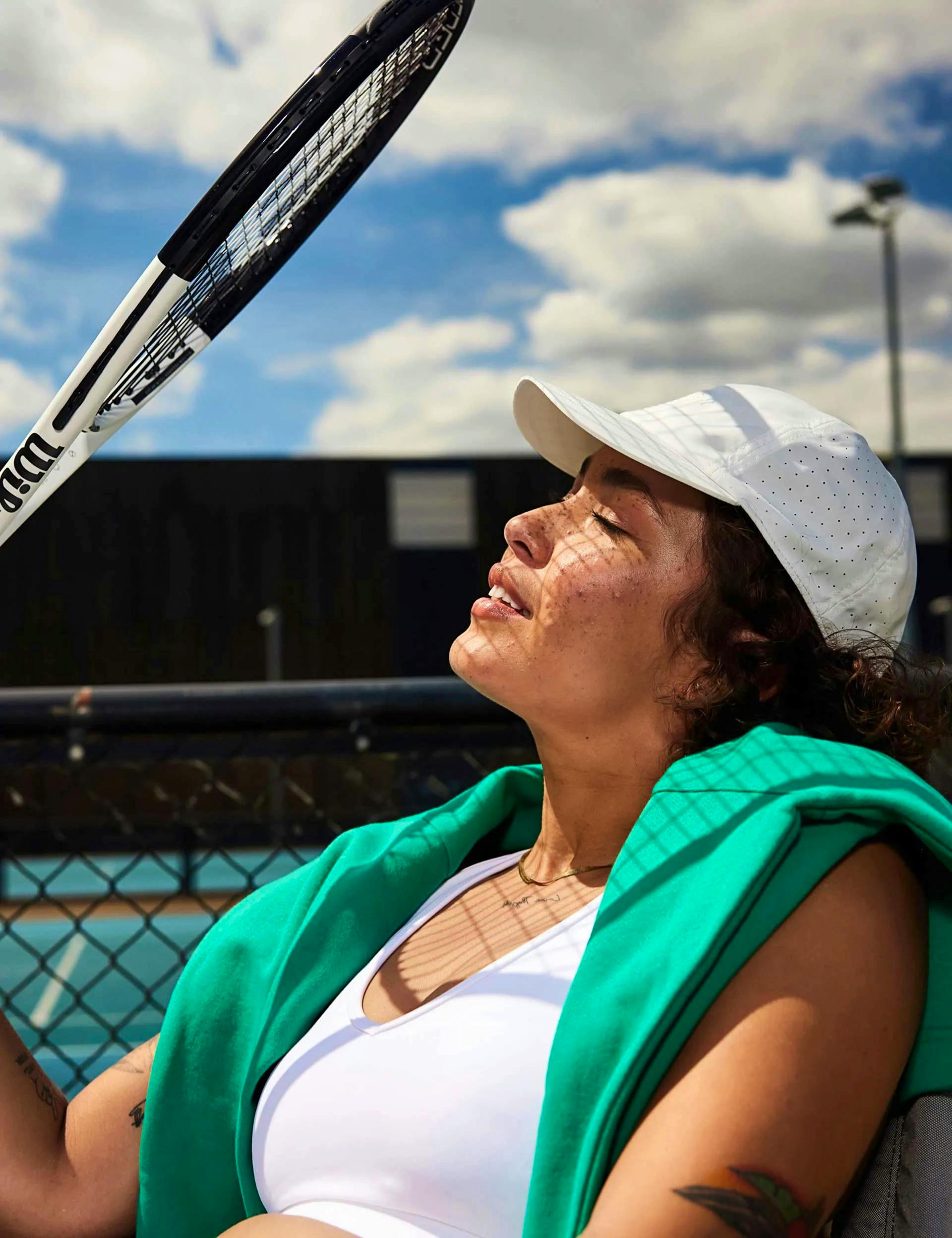 Varley Niles Active Cap – White, £33