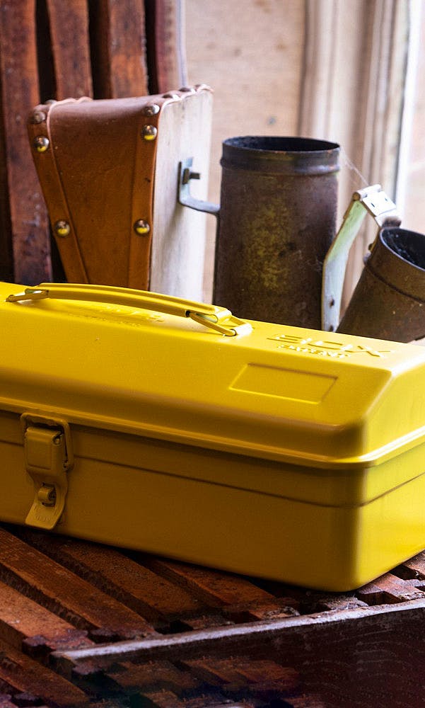 Plumo Yellow Tool Box, £38