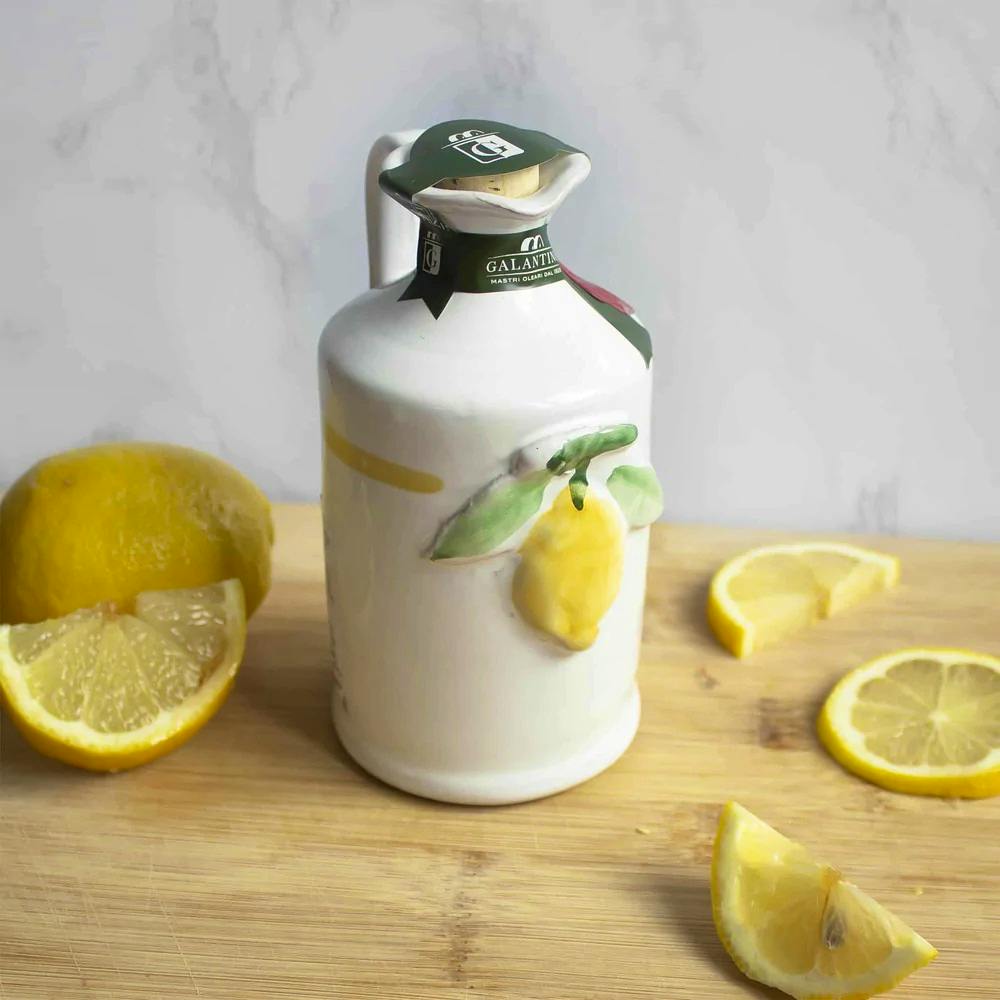 Sous Chef Puglian Olive Oil With Lemon In Terracotta Bottle, £17.99