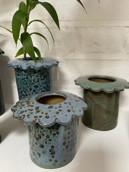 The KTD Store Medium Ceramic Petal Vase, £25