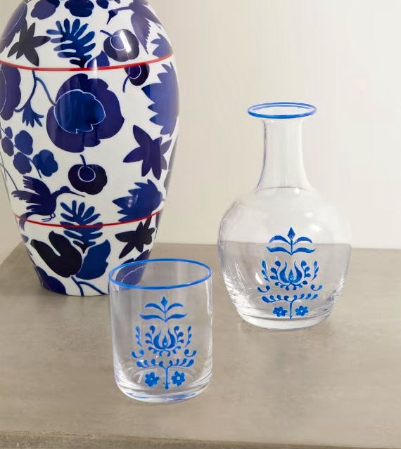 Cabana, + Aerin Painted Water Glass, £95