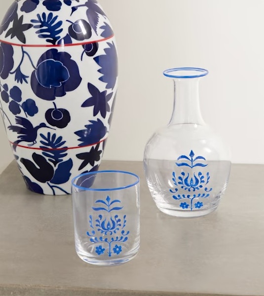 Cabana, + Aerin Painted Water Glass, £95