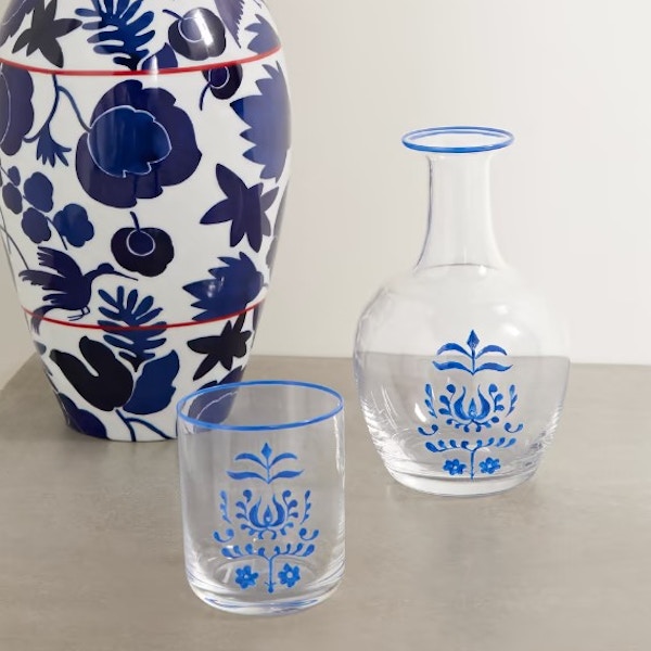 Cabana, + Aerin Painted Water Glass, £95