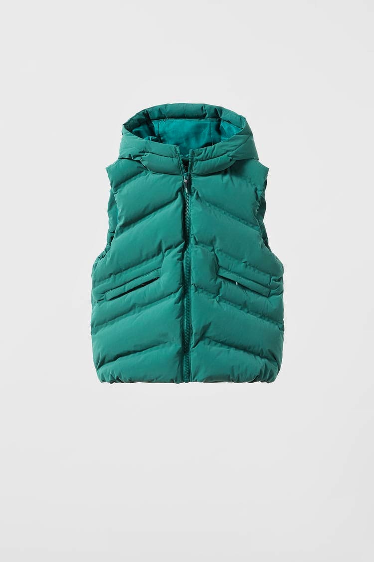Zara Thermo-Sealed Puffer Gilet, £27.99
