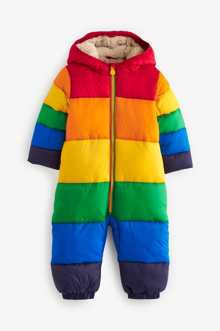 Little Bird by Jools Oliver Colourblock Shower Resistant Snowsuit, £38 – 40