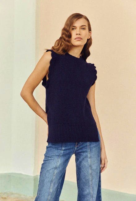 Sara Navy Tabard £220