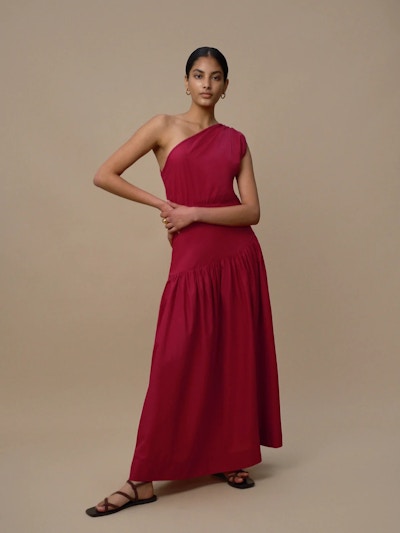 Mariam – Scarlet Cotton Dress £240